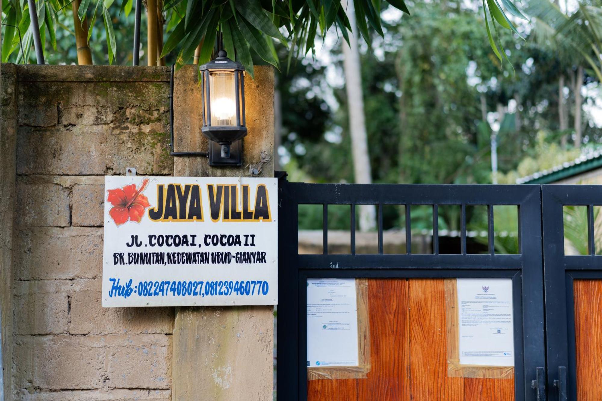 Jaya Villa Ubud  Ngoại thất bức ảnh